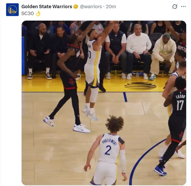 库里复出首战三分绝杀未果 勇士四连败陷困境